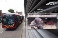 Robo de cables en TransMilenio