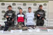 Los capturados habían llegado al municipio de Fusagasugá