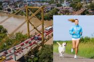 Amantes del running y los peludos carrera épica junto al río magdalena