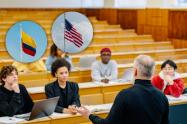 Estudiantes de universidad en Estados Unidos