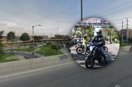 Movilización de motociclistas en la Avenida Cali con Calle 13