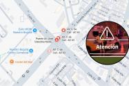 Manifestación en la Av. Cali con 63 genera caos y desvíos en TransMilenio