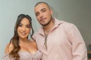 Paola Jara y Jessi Uribe en el baby shower de su hija