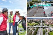 IDU reporta avances del puente en la 153 con Autonorte: obra ya toma forma