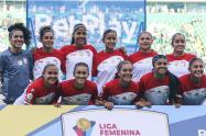 Santa Fe femenino en la final de la Liga BetPlay 