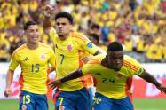 Jugadores de la Selección Colombia en el Metropolitano