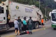 Trancón en vía Bogotá-La Calera viajeros quedaron atrapados