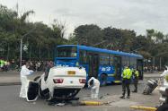 Accidente avenida Mutis 31 octubre