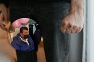 Arturo Pamplona, adulto agredido por inquilino