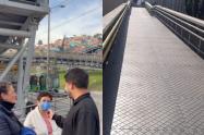 El puente peatonal más largo de Bogotá está solo y sucio piden demolerlo