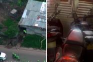 Operativo contra bodega de motos robadas en Bogotá