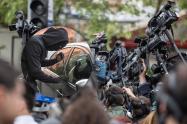 Periodistas en cubrimiento y robo de vehículo