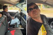 Taxista escupe a pasajero en Bogotá