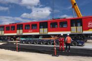 Trenes de la primera línea del Metro de Bogotá
