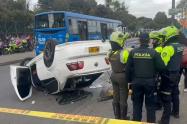 Accidente en avenida Mutis de Bogotá el 31 de octubre 2025