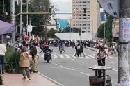 Bloqueos en la Calle 26