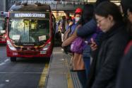 Usuarios de TransMilenio en Portal