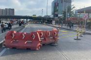 Cierre vial en la Avenida NQS