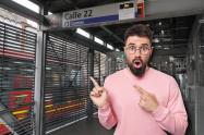 Cierre de la estación de TransMilenio Calle 22