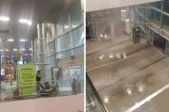 Inundaciones en el aeropuerto El Dorado
