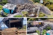 Tres capturados por minería ilegal en el páramo de Rabanal en Lenguazaque