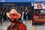 Rutas de TransMilenio en concierto de Carín León