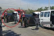 Accidente en Ciudad Bolívar: carro se volcó en plena Autopista Sur
