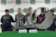 Captura de presuntos ladrones de vehículos