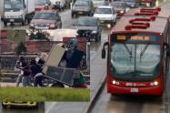 NQS colapsó por un 'zorrai' TransMilenio a paso de tortuga