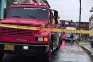 Bomberos atienden explosión en el sur de Bogotá