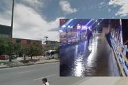Nuevo puente en Soacha no aguantó el aguacero: peatones a nadar