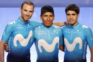 Alejandro Valverde, Nairo Quintana y Mikel Landa