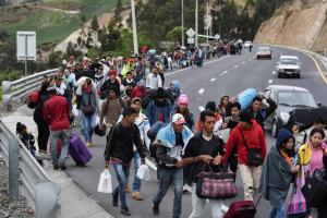 Venezolanos migración
