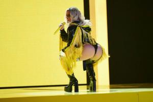 Karol G en los Grammy Latino