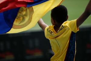 Hinchas colombianos