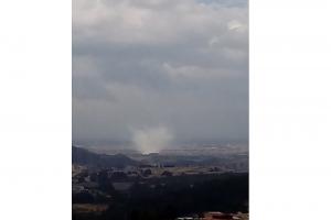 Incendio forestal en Tunjuelito 