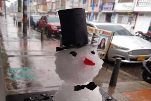 Granizada en Bogotá 