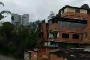 Vivienda se desploma en Antioquia 