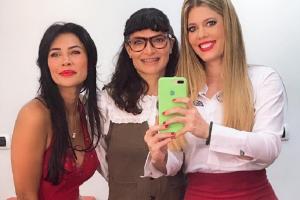 Lorna Cepeda junto a parte del elenco de 'Betty la fea'