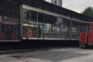 Arrollamiento en Transmilenio 