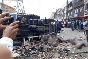 Explosión en Avenida Rojas