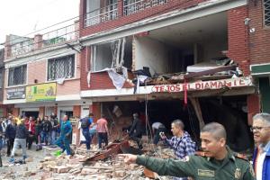 Explosión en Bogotá