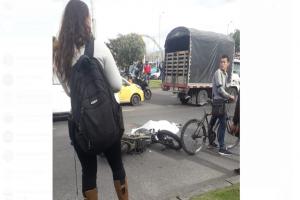 Accidente de tránsito en Bogotá
