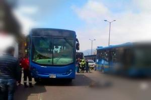 Motociclista fallecido en Bogotá