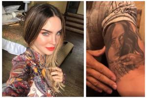 Lupillo se tatuó rostro de Belinda