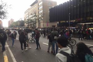 Manifestaciones en la carrera séptima 