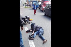 Muerto en la avenida Boyacá