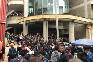 Concentración en la Universidad Distrital de Bogotá.