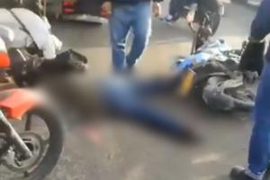 Muere motociclista en la av. Ciudad de Cali