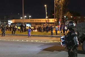 Marchas de estudiantes en los Héroes 